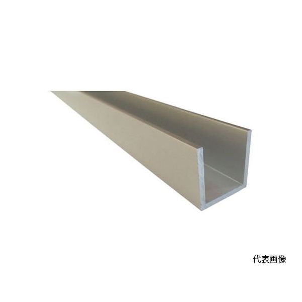 アルインコ アルミチャンネル 15×15×2.0 シルバー艶消し 2m FE211S2 1本 64-5009-15（直送品）