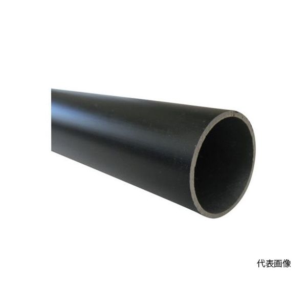 アルインコ アルミ丸パイプ 19X1.0 ブラック 1m HP400KS 1本 64-5012-79（直送品）