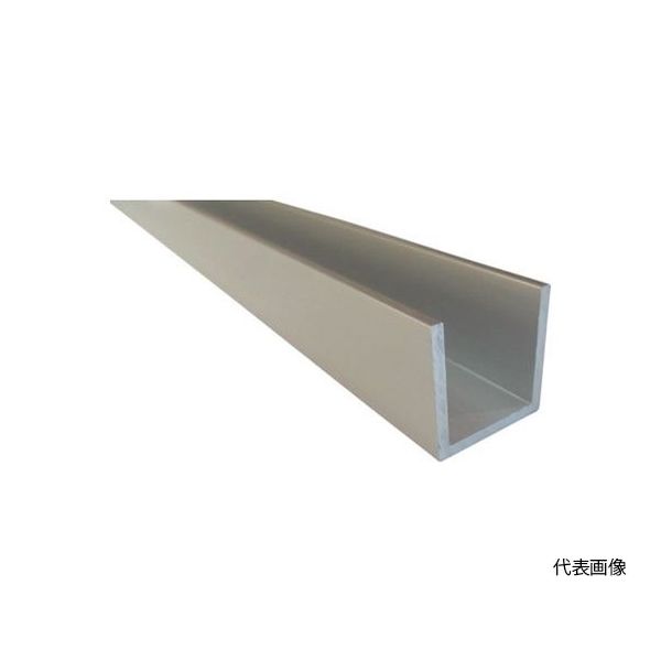 アルインコ アルミチャンネル 20x20x2.0シルバー 1m HP503SS 1本 64-5013-21（直送品）