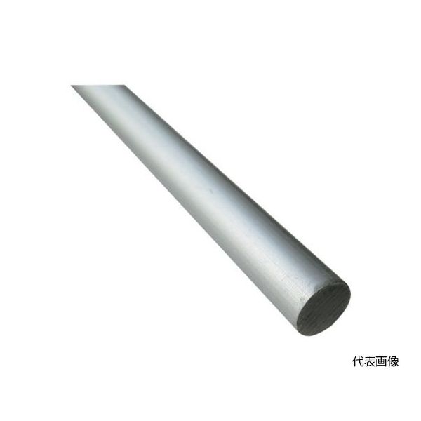 アルインコ アルミモール丸棒 8 シルバー 1m FM165S 1本 64-5010-56（直送品）
