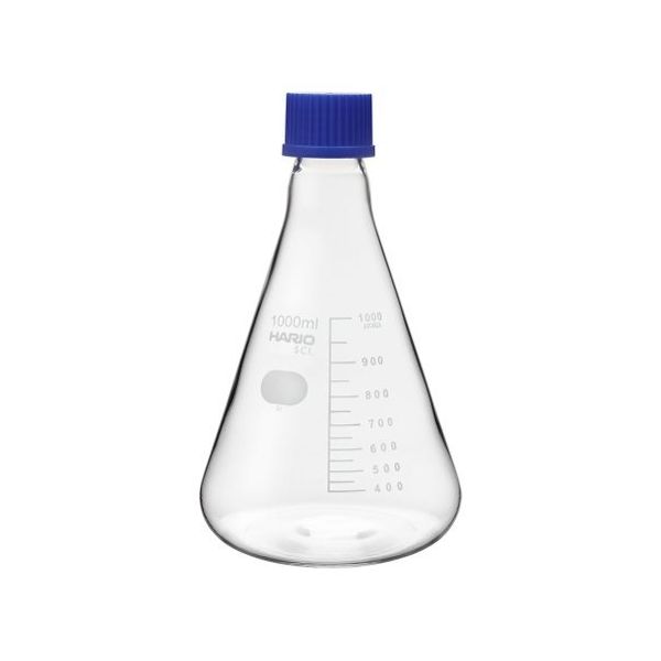 HARIO ねじ口三角フラスコ 1000mL 10個入 NSF-1L-SCI 1箱(10個) 64-0916-90（直送品）