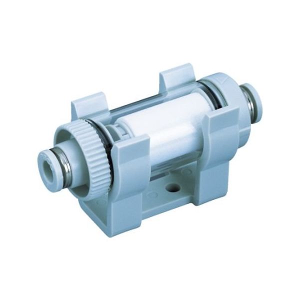 日本ピスコ 真空用フィルター 小型ユニオン樹脂タイプ VFU2-66P 1個 61-1977-72（直送品）