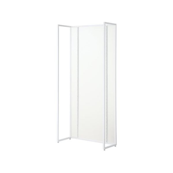 アズワン UR壁面タイプ W90×H210cm 【本体 】【ホワイト枠×ホワイトパネル】 65-8761-34 1セット（直送品）