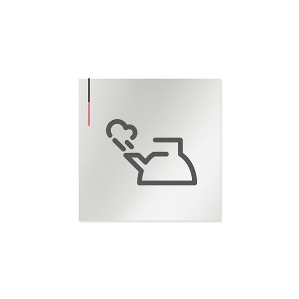 フジタ 室名札 アルミ板150角 会社向け グレーピンク 給湯室 AL-1515 OB-NT1-0120 1枚 64-7729-71（直送品）