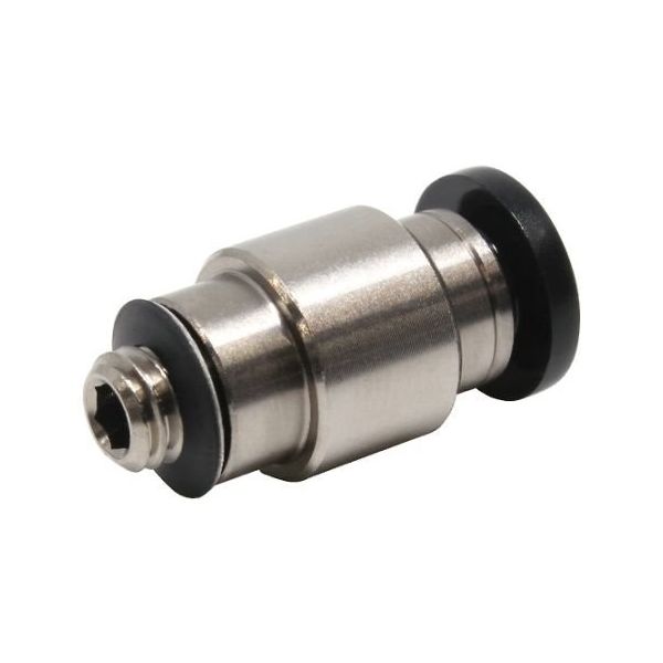 日本ピスコ チューブフィッティング 六角穴付ストレート チューブ4 接続口径M5×0.8 POC4-M5 1個 61-1907-52（直送品）