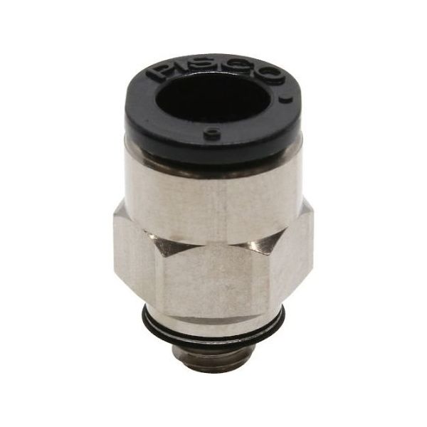 日本ピスコ チューブフィッティング ミニストレート PC6-M5M 1個 61-1910-29（直送品）