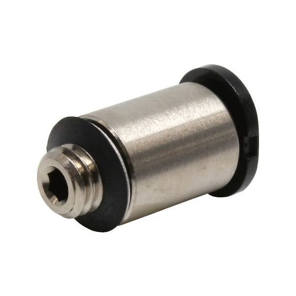 日本ピスコ チューブフィッティングミニ 六角穴付ストレート チューブ3 接続口径M5×0.8 POC3-M5M 1個 61-1910-32（直送品）
