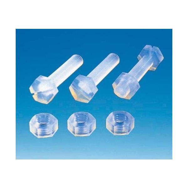 フロン工業 PFA皿小ネジ M4×30L(10入) F-7088-004 1パック(10本) 61-4393-47（直送品）