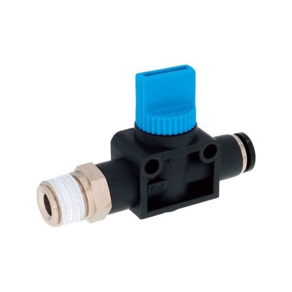 日本ピスコ ハンドバルブ ストレートB3方弁チューブR1/4出力6 HV02-6 1個 64-4804-95（直送品）