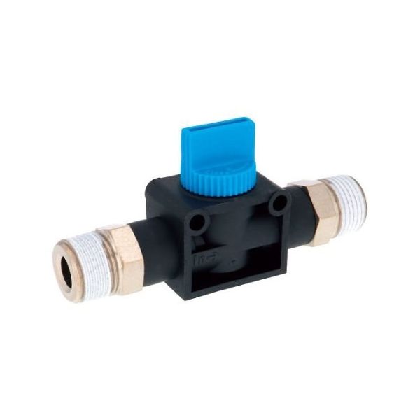 日本ピスコ ハンドバルブ ニップル3方弁チューブR3/8出力R3/8 HV03-03 1個 64-4805-02（直送品）