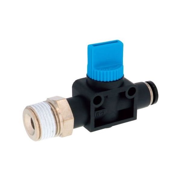 日本ピスコ ハンドバルブ ストレートB3方弁チューブR3/8出力6 HV03-6 1個 64-4805-08（直送品）