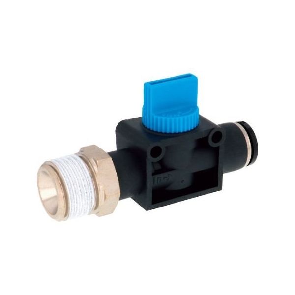 日本ピスコ ハンドバルブ ストレートB3方弁チューブR1/2出力10 HV04-10 1個 64-4805-12（直送品）