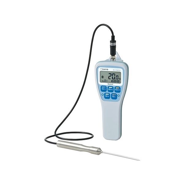 佐藤計量器製作所 防水型無線温度計(標準センサS270WPー01付き) 校正証明書付 SK-270WP-B 1個 64-6360-18-20（直送品）
