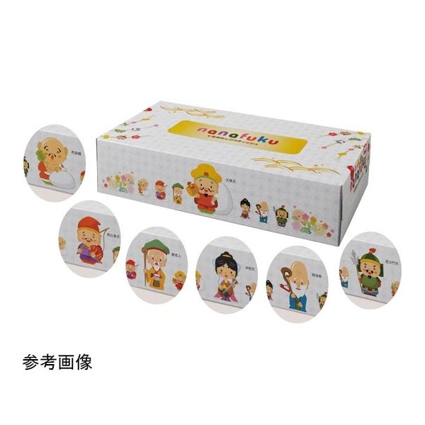 アズワン 七福神BOXティッシュ 70個入 65-8118-96 1セット(70個)（直送品）