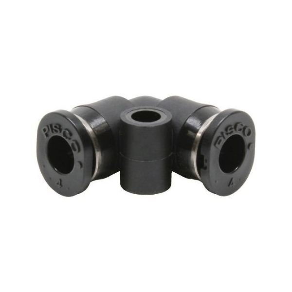日本ピスコ チューブフィッティング ミニユニオンエルボ PV4M 1個 61-1910-60（直送品）
