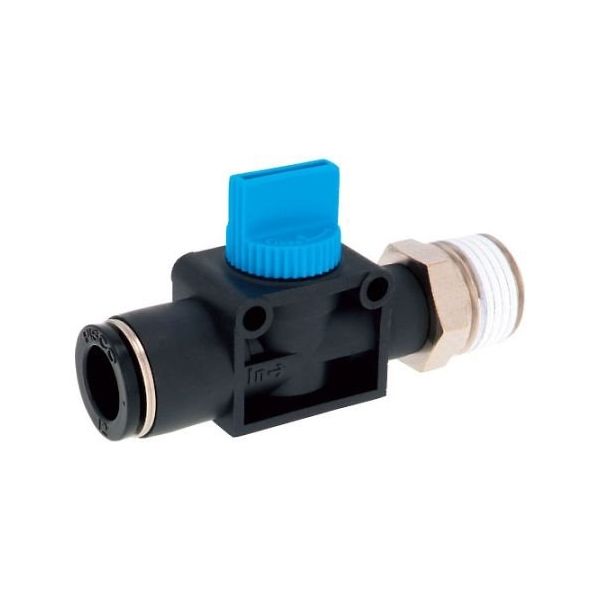 日本ピスコ ハンドバルブ ストレートA3方弁チューブ12出力R1/2 HV12-04 1個 64-4805-26（直送品）