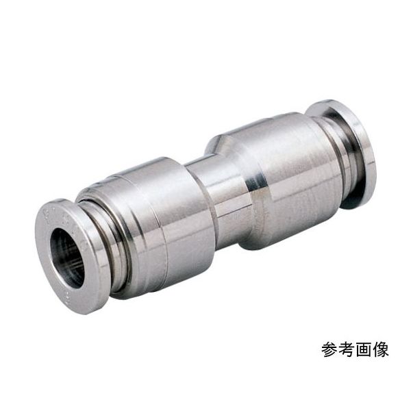 日本ピスコ チューブフィッティングブラス ユニオンストレート カバー無し KU4-1 1個 64-8586-58（直送品）