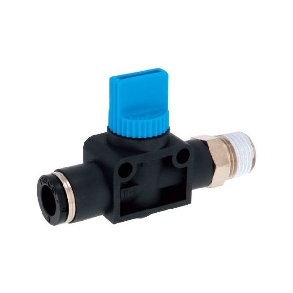 日本ピスコ ハンドバルブ ストレートA3方弁チューブ8出力R1/4 HV8-02 1個 64-4805-37（直送品）