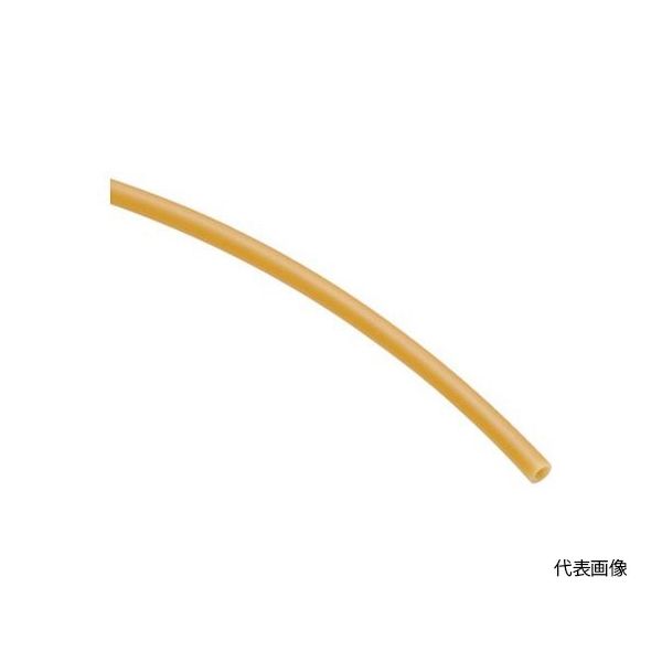 日本ピスコ ナイロンチューブ イエローブラウン 6×4 100M NA0640-100-YB 1本 64-4805-51（直送品）