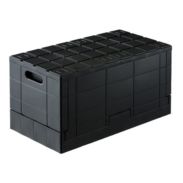アズワン スタッキングコンテナボックス ブラック大 65-8119-71