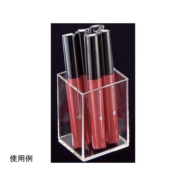 アズワン パイプディスプレイ 6cm角×H8cm 65-8768-21 1個（直送品）