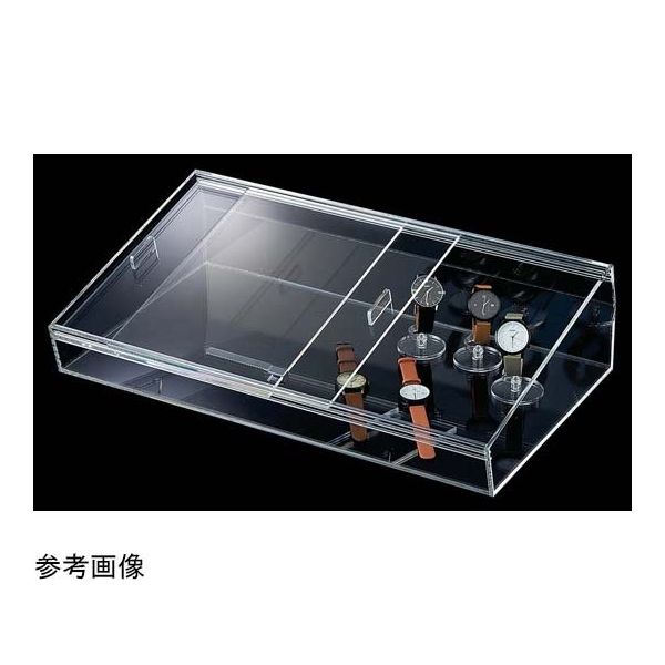 アズワン 引き戸式アクリルショーケース W59.8cm 65-8768-39 1個（直送品）