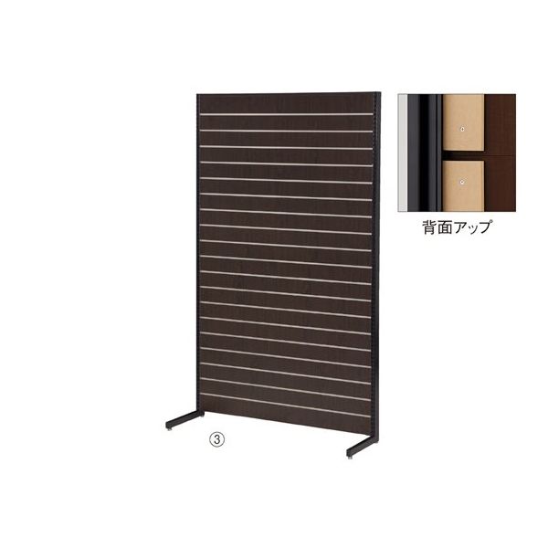 アズワン リスタプラス 壁面タイプ W90×H210cm 本体 ダークブラウン 65-8768-80 1台（直送品）