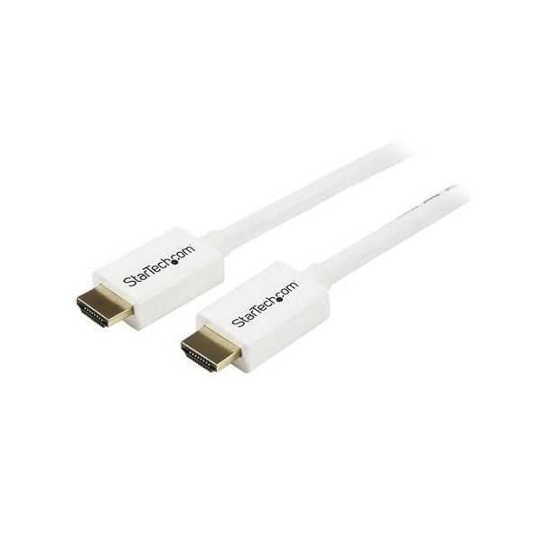 StarTech.com 7 Meter White CL3 HDMI Cable M/M HD3MM7MW 1個 63-9837-88（直送品）