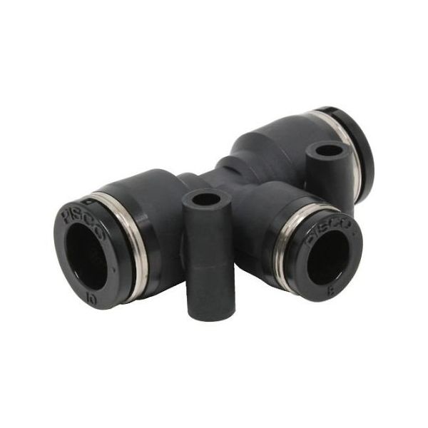 日本ピスコ チューブフィッティング 違径ユニオンティー 10×10×8 PEG10-8 1個 61-1908-62（直送品）