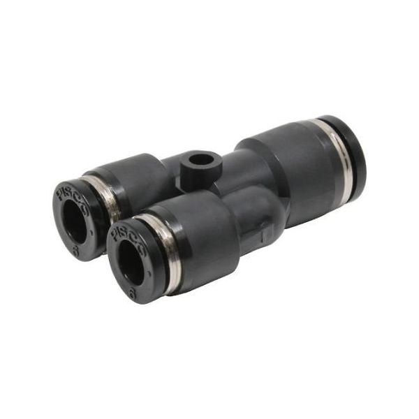 日本ピスコ チューブフィッティング 違径ユニオンワイ 8×6 PW8-6 1個 61-1908-73（直送品）