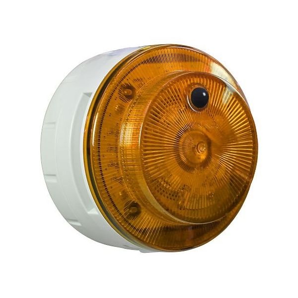 日惠製作所 電池式LED多目的警報器 ニコUFOmyobo(黄) 道路工事 電源 VK10M-D48DY-DK 1個 64-2541-48（直送品）