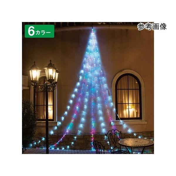 アズワン 【672球】LEDドレープライト 屋外使用可 キャンディカラー 65-8115-01 1セット（直送品）