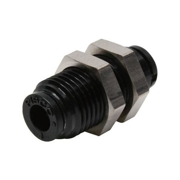 日本ピスコ チューブフィッティングミニタイプ 隔壁ユニオン 4×4 PM4M 1個 61-1910-86（直送品）