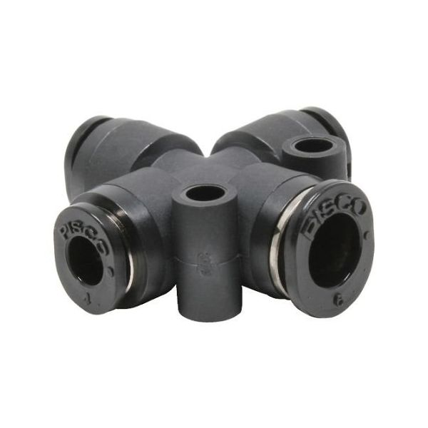 日本ピスコ チューブフィッティングミニタイプ クロスC 6×4 PZC6-4M 1個 61-1910-94（直送品）