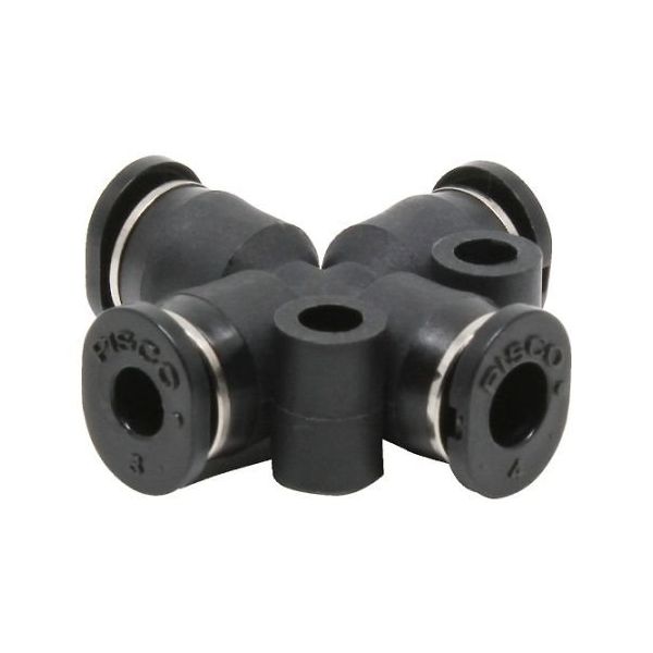 日本ピスコ チューブフィッティングミニタイプ クロスC 4×3 PZC4-3M 1個 61-1910-93（直送品）