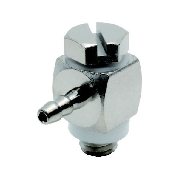 日本ピスコ ミニマル継手 ユニバーサルエルボ 3×2 接続口径M5×0.8 LH-0320-M5 1個 61-1911-13（直送品）