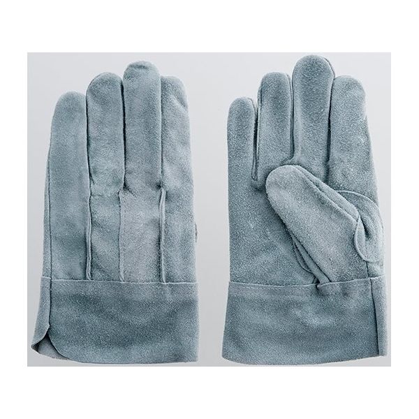 富士グローブ 牛床皮オイル加工背縫内綿付手袋 オイル661 5336 1ケース(10双) 64-8297-90（直送品）