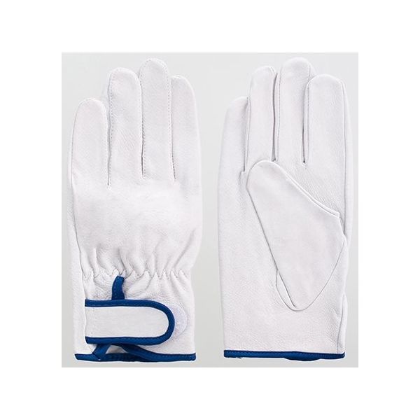富士グローブ 豚本皮レインジャー型アテなし手袋 3双組 白 M 5980 1袋(30双) 64-8298-38（直送品）