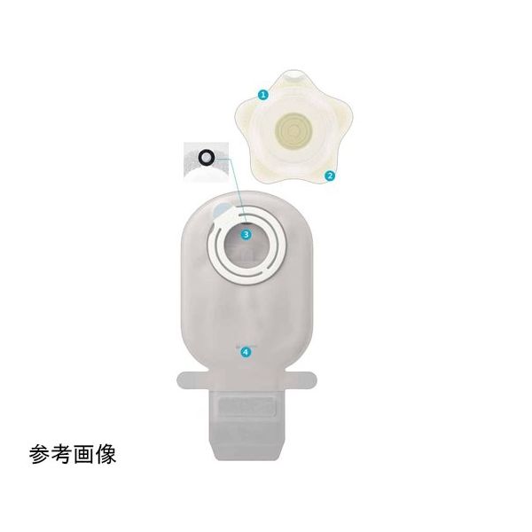 コロプラスト センシュラ ミオ2 消化管ストーマ用 二品系装具 キッズ フレックスバッグ 不透明 35mm 18724 1箱(10枚)（直送品）