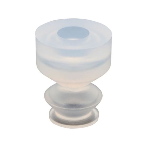 日本ピスコ バキュームパッド ソフトベローズタイプ パッドゴム シリコーンゴム VP8LBS 1個 61-1977-37（直送品）