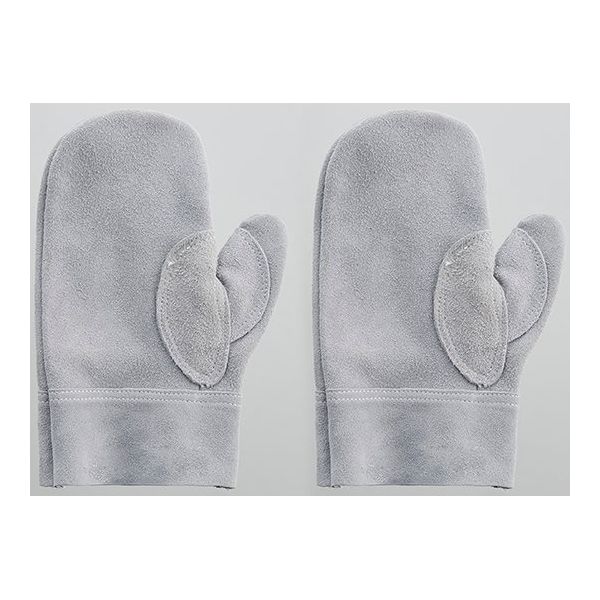 富士グローブ 牛床皮両面2指手袋 No.7 フリー 1511 1ケース(10双) 64-8298-81（直送品）