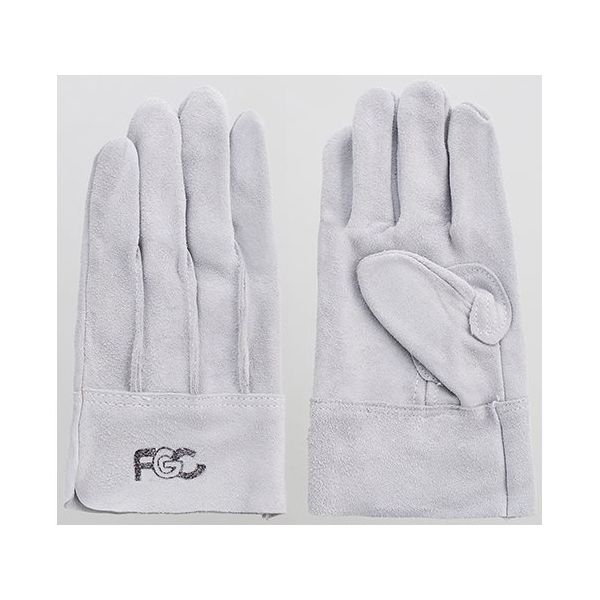 富士グローブ 牛床皮背縫手袋 #60FGC L 1701 1ケース(10双) 64-8298-88（直送品）