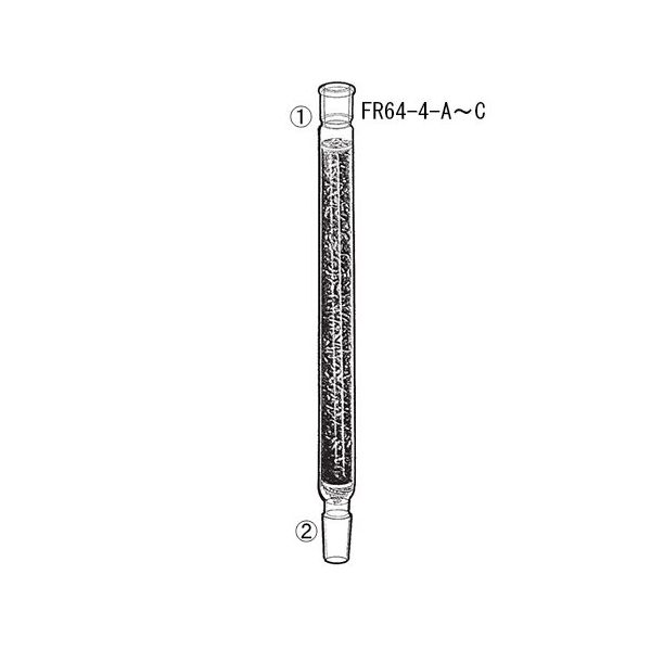 桐山製作所 分留塔 桐山パック(SUS304) FR64-4-A 1個 64-1064-54（直送品）