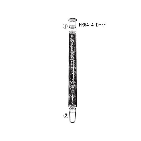 桐山製作所 分留塔 桐山パック(SUS304) FR64-4-F 1個 64-1064-59（直送品）