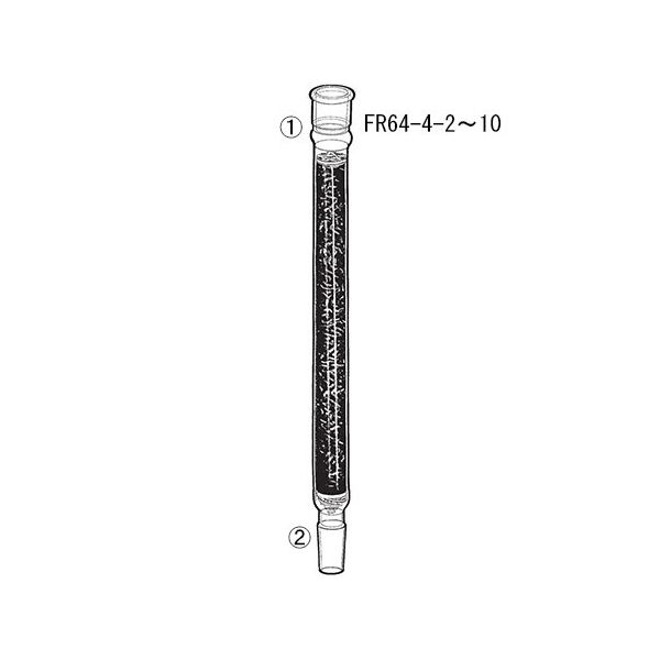 桐山製作所 分留塔 桐山パック(SUS304) FR64-4-10 1個 64-1064-68（直送品）