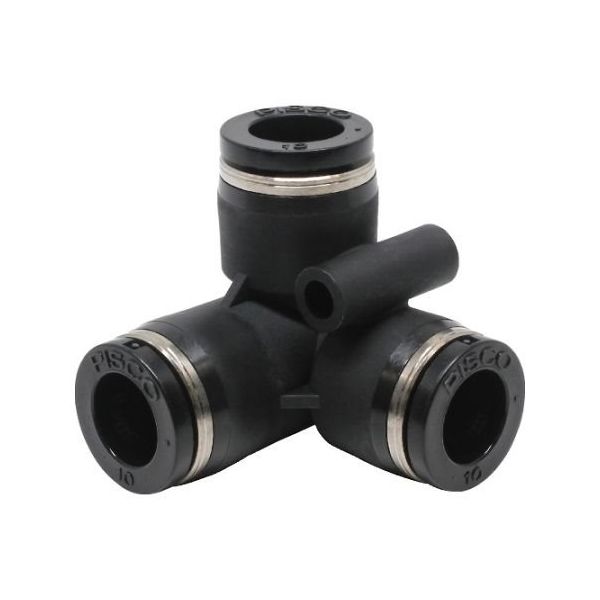 日本ピスコ チューブフィッティング トリポッドユニオン チューブ10 PVU10 1個 61-1908-95（直送品）