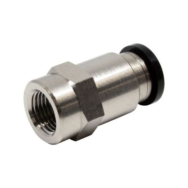 日本ピスコ チューブフィッティング メスストレートチューブ8ネジ01 PCF8-01 1個 61-1909-16（直送品）