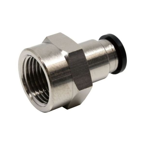 日本ピスコ チューブフィッティング メスストレートチューブ8ネジ03 PCF8-03 1個 61-1909-18（直送品）