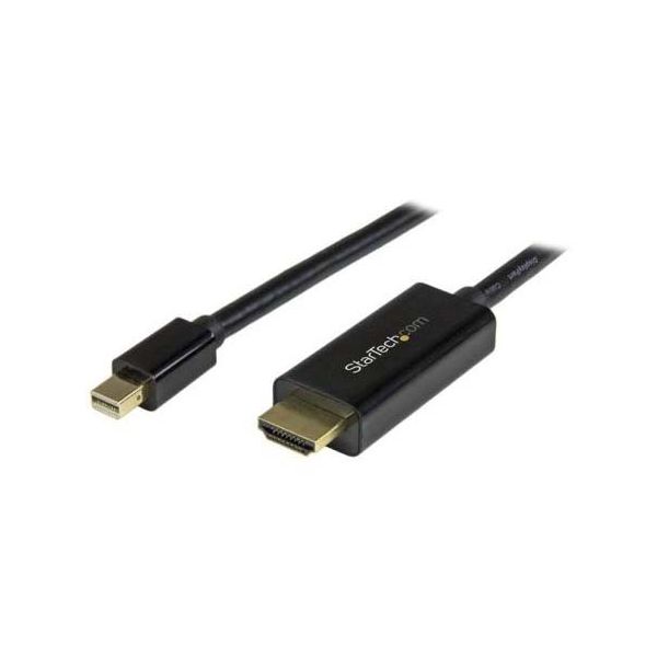 StarTech.com Mini DisplayPort to HDMI Adapter Cable MDP2HDMM3MB 1個（直送品）