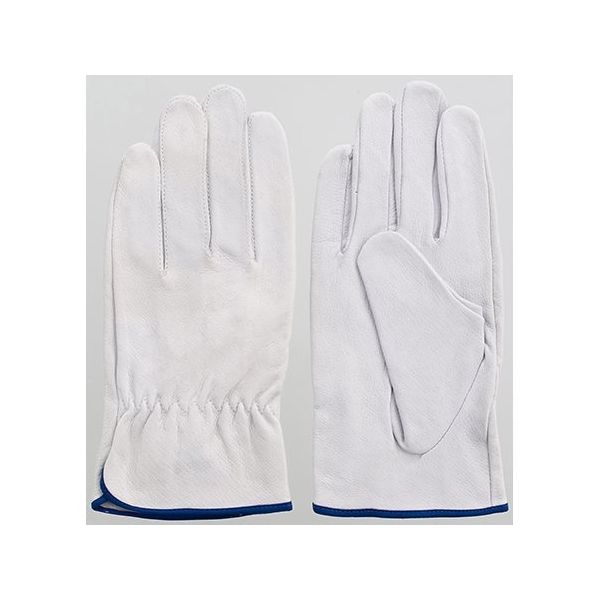 富士グローブ 豚本皮手首シボリ手袋 白 L 5915 1ケース(10双) 64-8299-72（直送品）